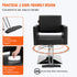 VEVOR Salon Chair, Barber Chair for Hair Stylist, Styling Chair with Heavy Duty Hydraulic Pump, Swivel Hair Salon Chair with Footrest for Beauty Spa Shampoo, Max Load Weight 330 lbs, Black