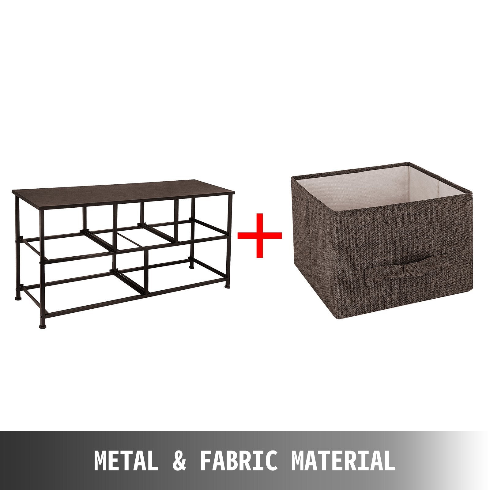 Dresser Storage Tower with 5 Fabric Drawer Steel Frame Storage Cabinet Bin Storage Organizer Unit Fabric Cube Dresser Chest Cabinet Coffee Wide (Coffee/Wide)