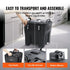 Insulated Food Carrier, 30L Capacity, Stackable Catering Hot Box with Stainless Steel Barrel, Top Load LLDPE Food Warmer with Integral Handles Buckles Stationary Base, for Restaurant Canteen, B