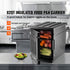 Insulated Food Pan Carrier, 90L Hot Box for Catering, LLDPE Food Box Carrier with Double Buckles, Front Loading Food Warmer for Restaurant, Canteen, etc.
