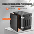 Insulated Food Pan Carrier, 90L Hot Box for Catering, LLDPE Food Box Carrier with Double Buckles, Front Loading Food Warmer for Restaurant, Canteen, etc.
