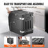 Insulated Food Pan Carrier, 90L Hot Box for Catering, LLDPE Food Box Carrier with Double Buckles, Front Loading Food Warmer for Restaurant, Canteen, etc.
