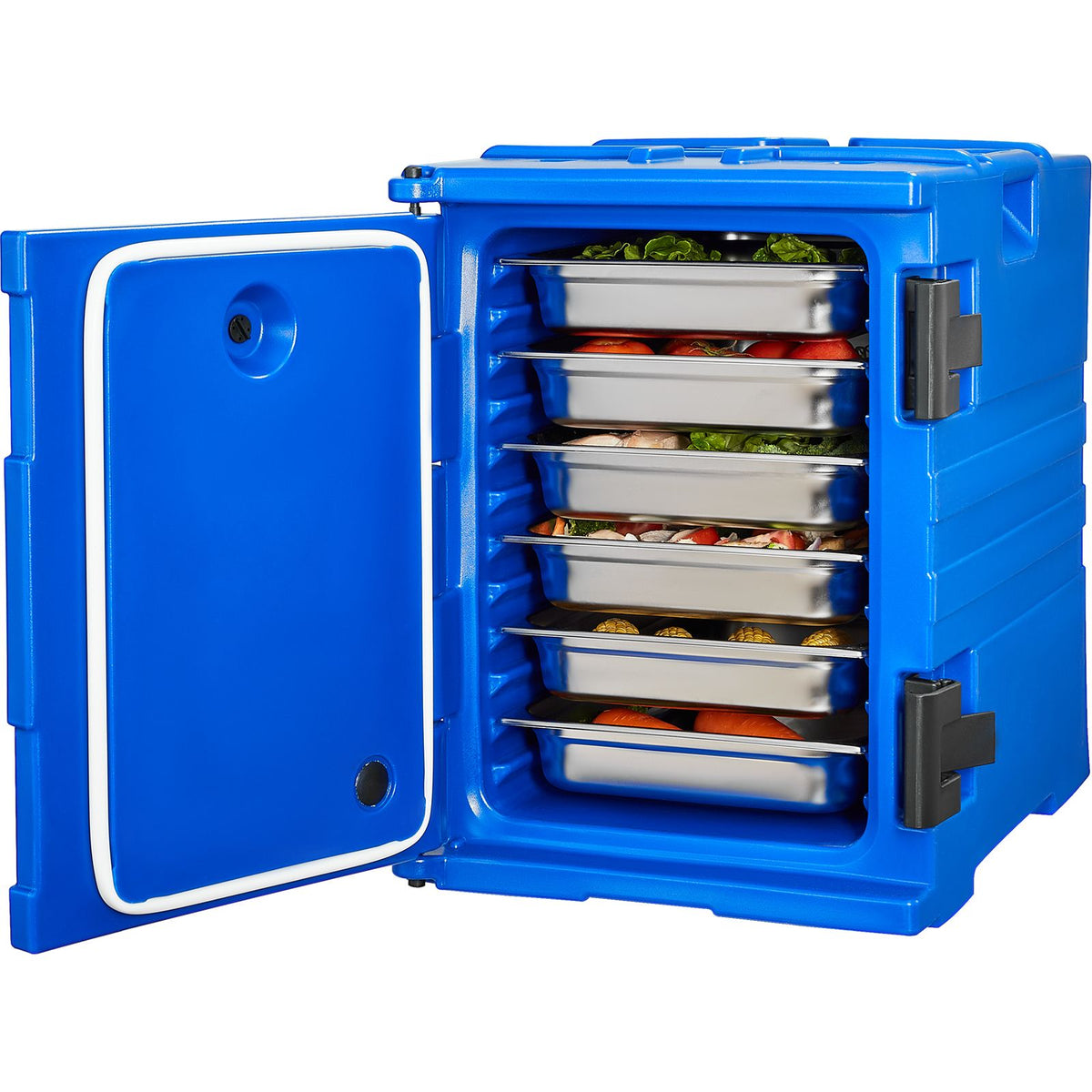 90L Insulated Food Pan Carrier Hot Box 6-Pan Catering Food Warmer Stackable