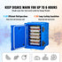 90L Insulated Food Pan Carrier Hot Box 6-Pan Catering Food Warmer Stackable