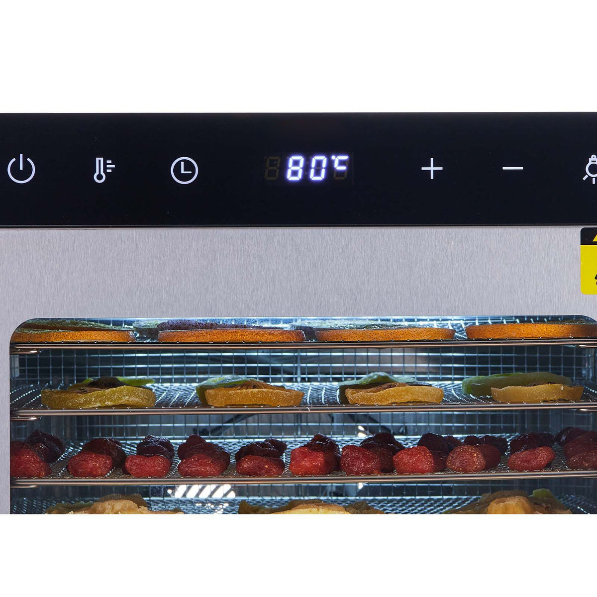 10 Trays Food Dehydrator Machine Stainless Steel 800W Jerky Fruit Drying