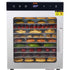 VEVOR 10 Trays Food Dehydrator Machine Stainless Steel 800W Jerky Fruit Drying