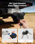Trailer Hitch Lock, Compatible with 50.8 mm Couplers, Heavy-Duty Anti-Theft Trailer Ball Lock with 3 Keys, Prying-Resistant & Impact-Resistant, Fits for RVs, Boats, Off-Road Vehicles, Trailers