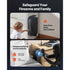 Fingerprint Handgun Safe with LCD Display LED Light & 3-Way Access