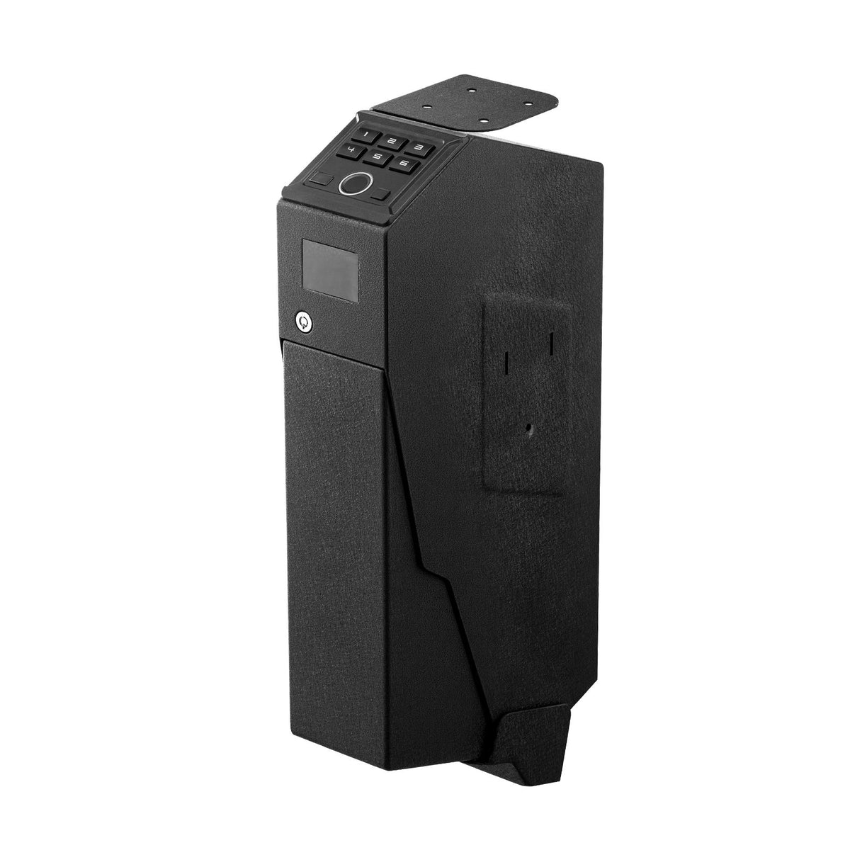 Fingerprint Handgun Safe with LCD Display LED Light & 3-Way Access