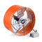 VEVOR 380 mm Gable Mount Fan 1650 CFM Attic Vent Fan with Adjustable Thermostat