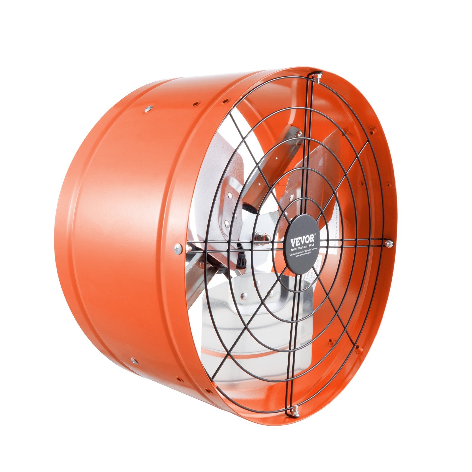 VEVOR 380 mm Gable Mount Fan 1650 CFM Attic Vent Fan with Adjustable Thermostat