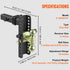 Adjustable Trailer Hitch 2 Inch Receiver 25.4cm Drop 21.59cm Rise 6350kg