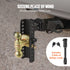 Adjustable Trailer Hitch 2in Receiver Drop Ball Mount 6350kg Tow Capacity