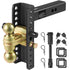 Adjustable Trailer Hitch 2in Receiver Drop Ball Mount 6350kg Tow Capacity