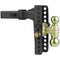 VEVOR Adjustable Trailer Hitch, 203.2 mm Drop & 165.1 mm Rise Hitch Ball Mount with 50.8 mm Receiver, Solid Tube, 6350 kg GTW, 50.8 m and 58.7 mm 45# Steel Tow Balls with Key Lock for Truck Towing