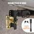 Adjustable Trailer Hitch Ball Mount 2 Inch Receiver 14000 lb Tow Capacity