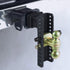 VEVOR Adjustable Trailer Hitch, 25 cm Drop & 21.59 cm Rise Hitch Ball Mount with 6.35 cm Receiver Solid Tube, 6577 kgs GTW, 5.08 cm & 5.08-0.79 cm 45# Steel Tow Balls with Key Lock for Truck Towing