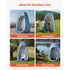 Pop up Shower Tent, Instant Portable Privacy Tent Changing Room with Hanging Bag, Ground Stakes, Ropes, Carry Bag, 190T Polyester with Silver Coating, Quick Setup, for Camping, Beach, Fishing