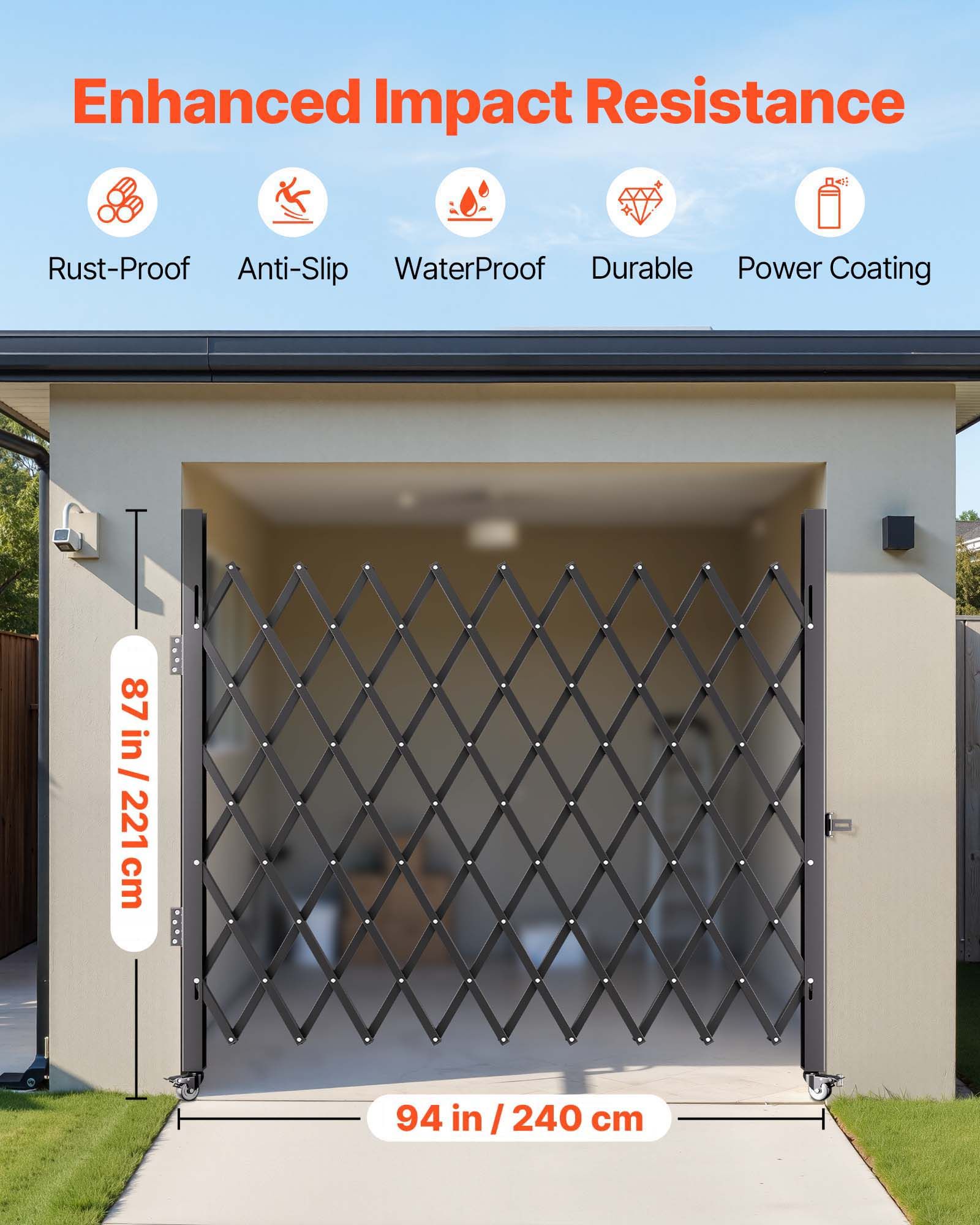 Single Folding Security Gate, 85