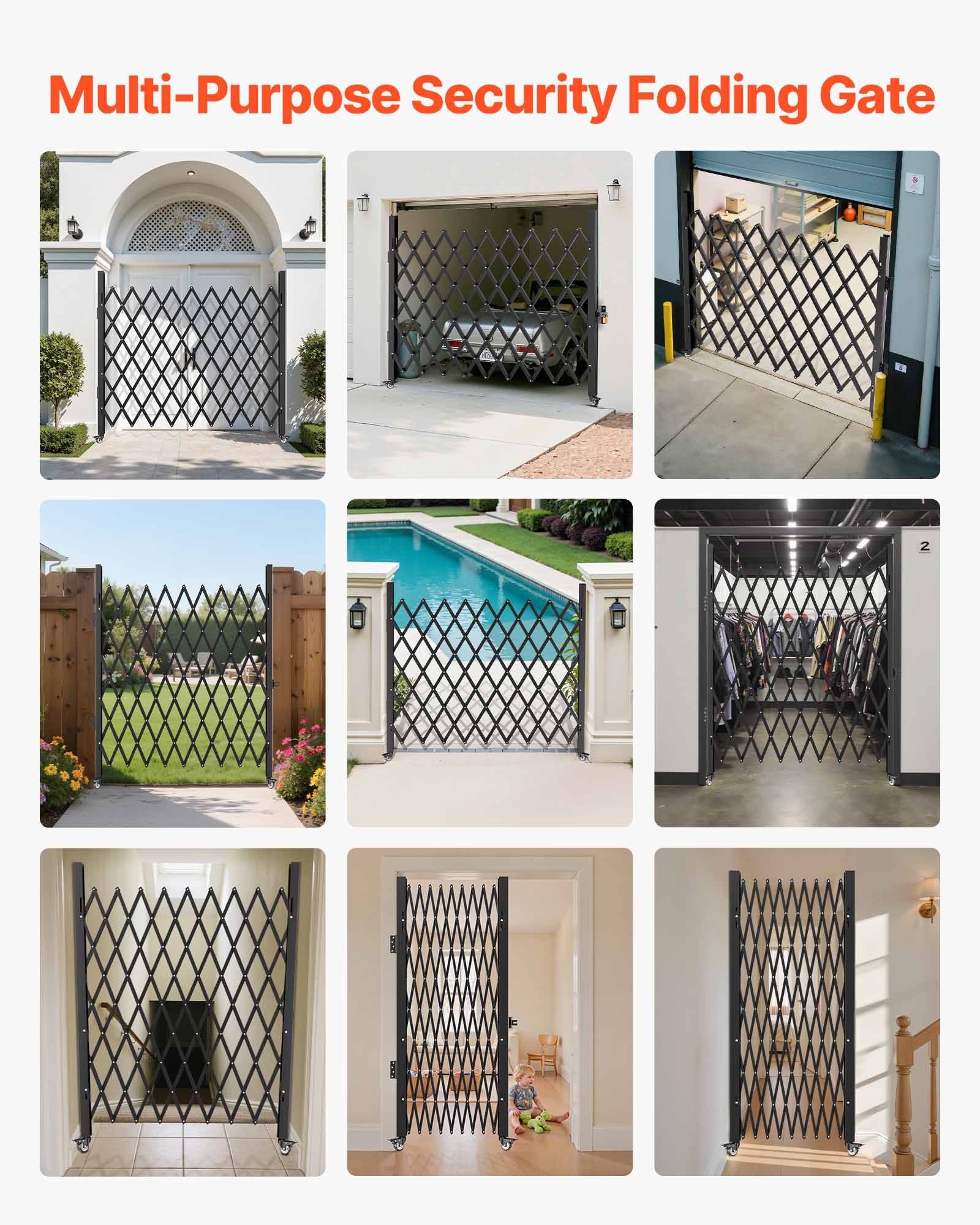 Single Folding Security Gate, 85
