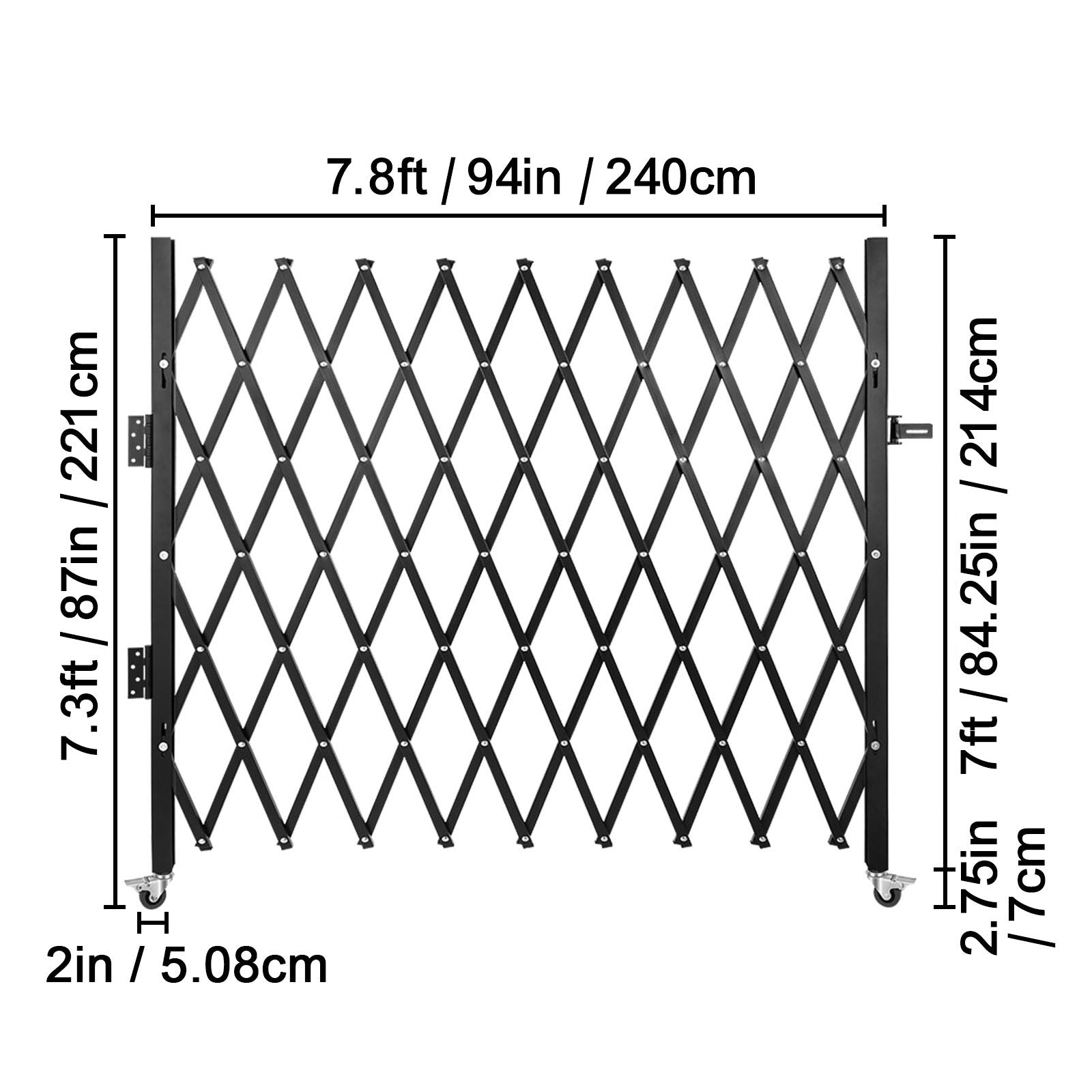 Single Folding Security Gate, 85