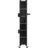 Single Folding Security Gate, 85" H x 95" W Folding Door Gate, Steel Accordion Security Gate, Flexible Expanding Security Gate, Rolling Barricade Gate, Scissor Gate/Door with Padlock