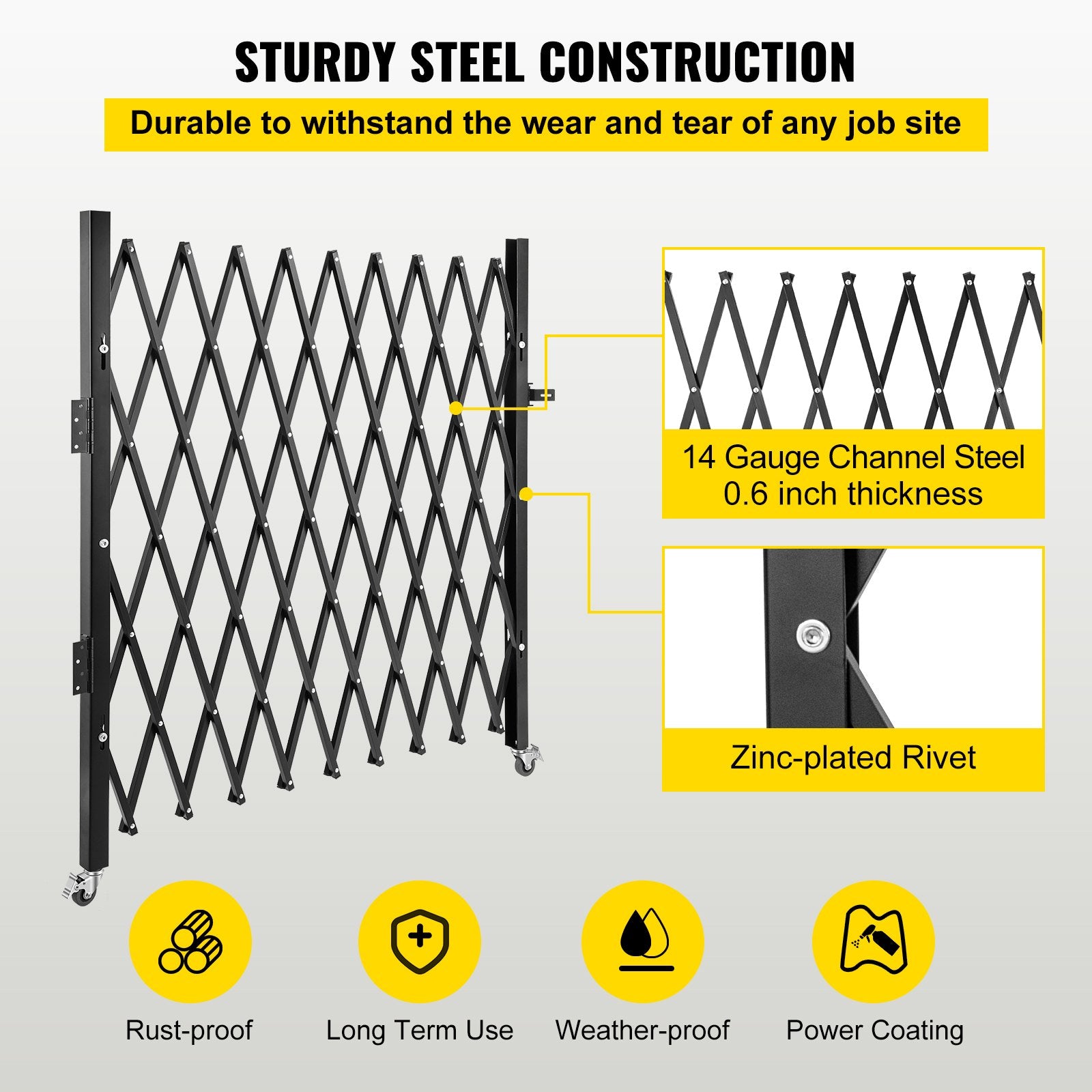 Single Folding Security Gate, 85