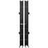 Double Folding Security Gate Folding Door Gate 5.1' H x 10.2' W Scissor Gate