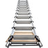 Attic Ladder Telescoping, 158.76kg Capacity, 100cm x 59.94cm,Multi-Purpose Aluminium Extension, Lightweight and Portable,Fits298.7cm-320.04cmCeilingHeights,Convenient Access to Your Attic Standa