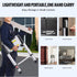 Telescoping Extension Ladder 8.5FT One-button Retraction 375 LBS Capacity