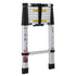 Telescoping Extension Ladder 8.5FT One-button Retraction 375 LBS Capacity