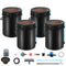 DWC Hydroponics Grow System Deep Water Culture with Top Drip 4 Buckets