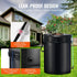DWC Hydroponics Grow System, Hydroponic Growing System, Deep Water Culture 5-Gallon 4 Buckets, DWC System with Air Pump, Air Stones and Water Level Device for Leafy Vegetables