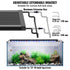 VEVOR Aquarium Light, 14W Full Spectrum Fish Tank Light with 24/7 Natural Mode, Adjustable Timer & 5-Level Brightness, with Aluminum Alloy Shell Extendable Brackets for 12"-18" Freshwater Planted Tank