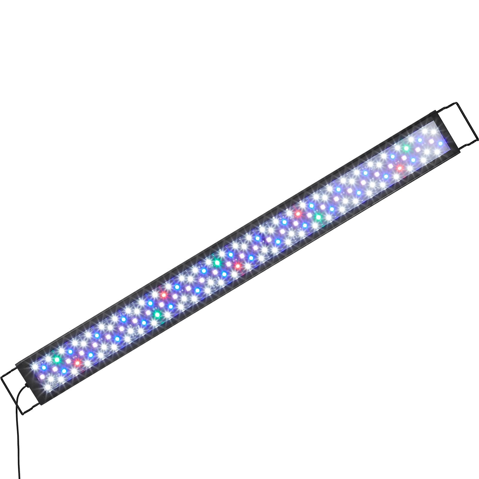 VEVOR Aquarium Light, 26W Full Spectrum Fish Tank Light with 24/7 Natural Mode, Adjustable Timer & 5-Level Brightness, with Aluminum Alloy Shell Extendable Brackets for 30