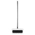 Rolling Lawn Aerator, 525mm Heavy-Duty Manual Rolling Aerator Lawn with Detachable Handle and 33 Iron Spikes, Rolling Lawn Aeration Tool for Garden Patio Yard Compacted Soils and Lawns, Black