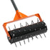 410mm Rolling Lawn Aerator 42-Spike Manual Push Soil Aerator with Fillable Drum