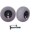 13-Inch Beach Balloon Wheels Replacement Tyres TPU 121lbs, Set of 2 Wheels