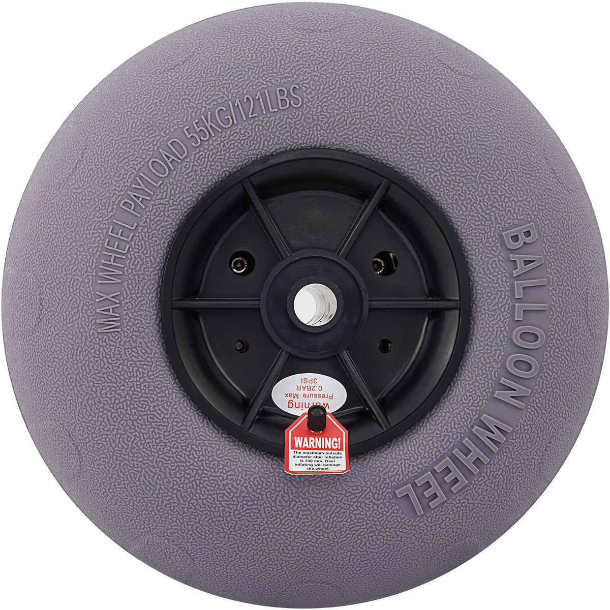 13-Inch Beach Balloon Wheels Replacement Tyres TPU 121lbs, Set of 2 Wheels