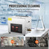 Ultrasonic Cleaner with Digital Timer & Heater, Professional Ultra Sonic Jewelry Cleaner, Stainless Steel Heated Cleaning Machine for Glasses Watch Rings Small Parts Circuit Board (10L)