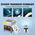 Ultrasonic Cleaner with Digital Timer & Heater, Professional Ultra Sonic Jewelry Cleaner, Stainless Steel Heated Cleaning Machine for Glasses Watch Rings Small Parts Circuit Board (2L)