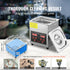 Ultrasonic Cleaner with Digital Timer & Heater, Professional Ultra Sonic Jewelry Cleaner, Stainless Steel Heated Cleaning Machine for Glasses Watch Rings Small Parts Circuit Board (2L)