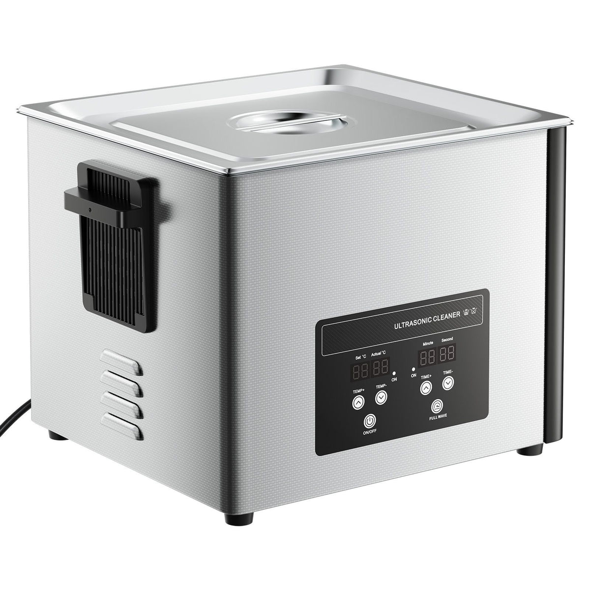 15L Ultrasonic Cleaner 240W 40kHz Stainless Steel Digital Cleaning Machine