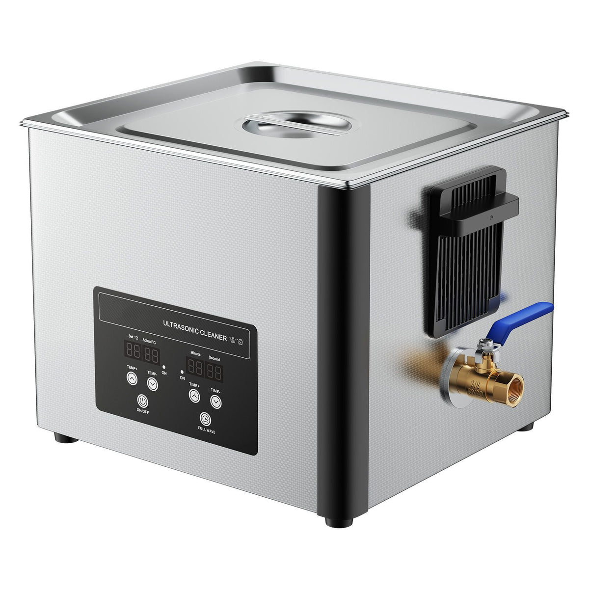 15L Ultrasonic Cleaner 240W 40kHz Stainless Steel Digital Cleaning Machine