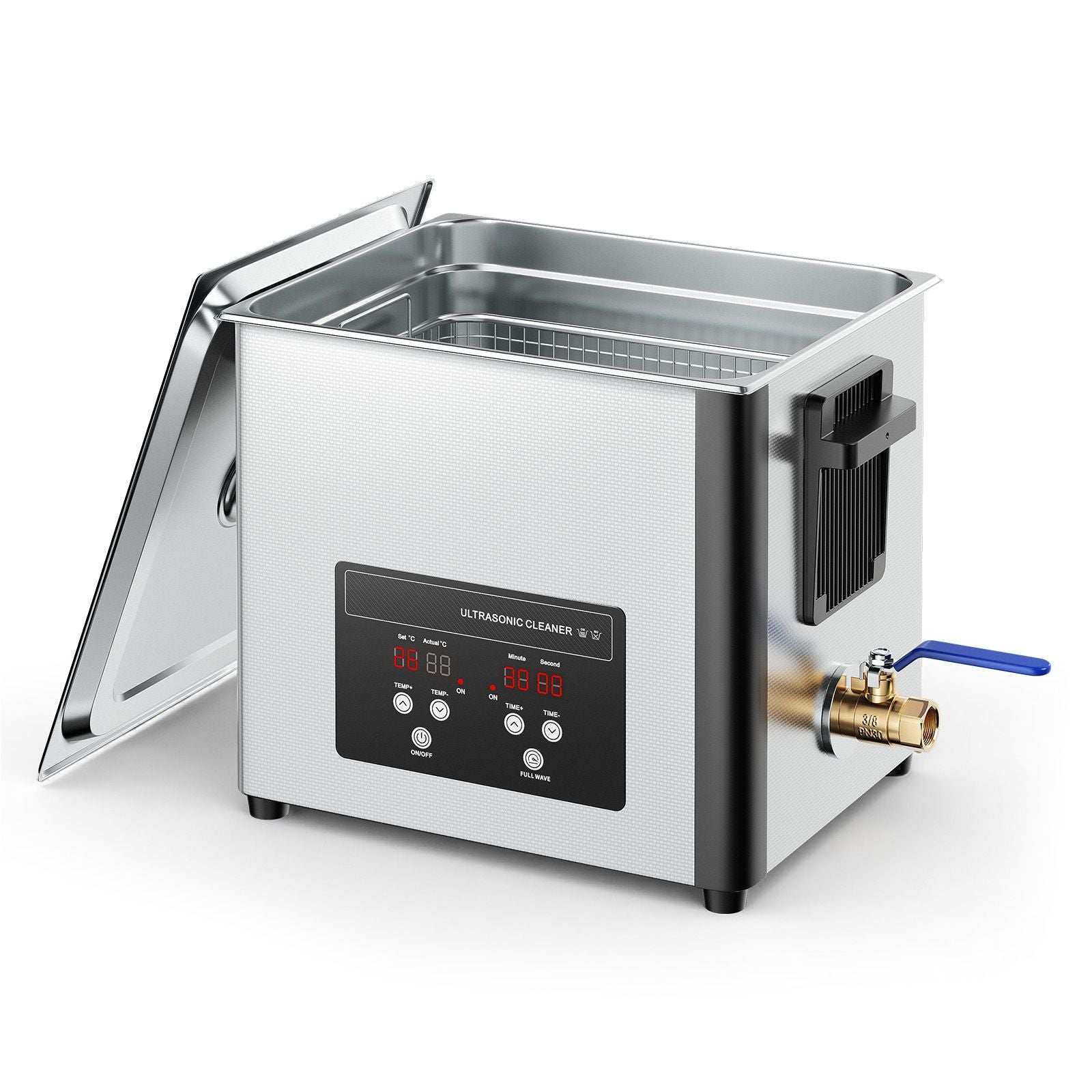 10L Ultrasonic Cleaner 180W 40kHz Digital Stainless Steel Cleaning Machine