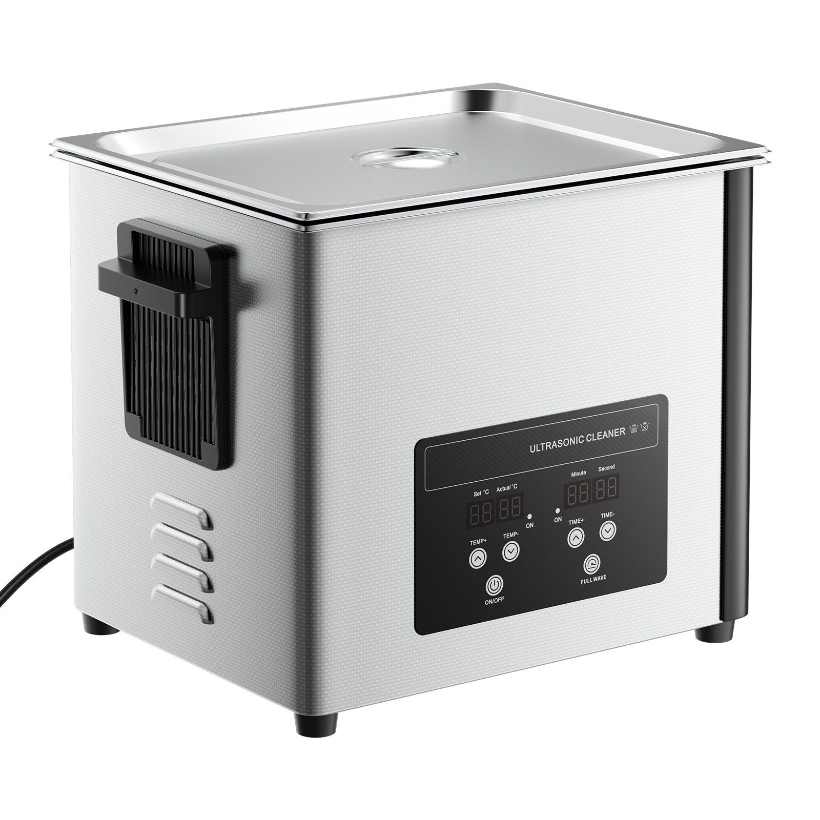 10L Ultrasonic Cleaner 180W 40kHz Digital Stainless Steel Cleaning Machine