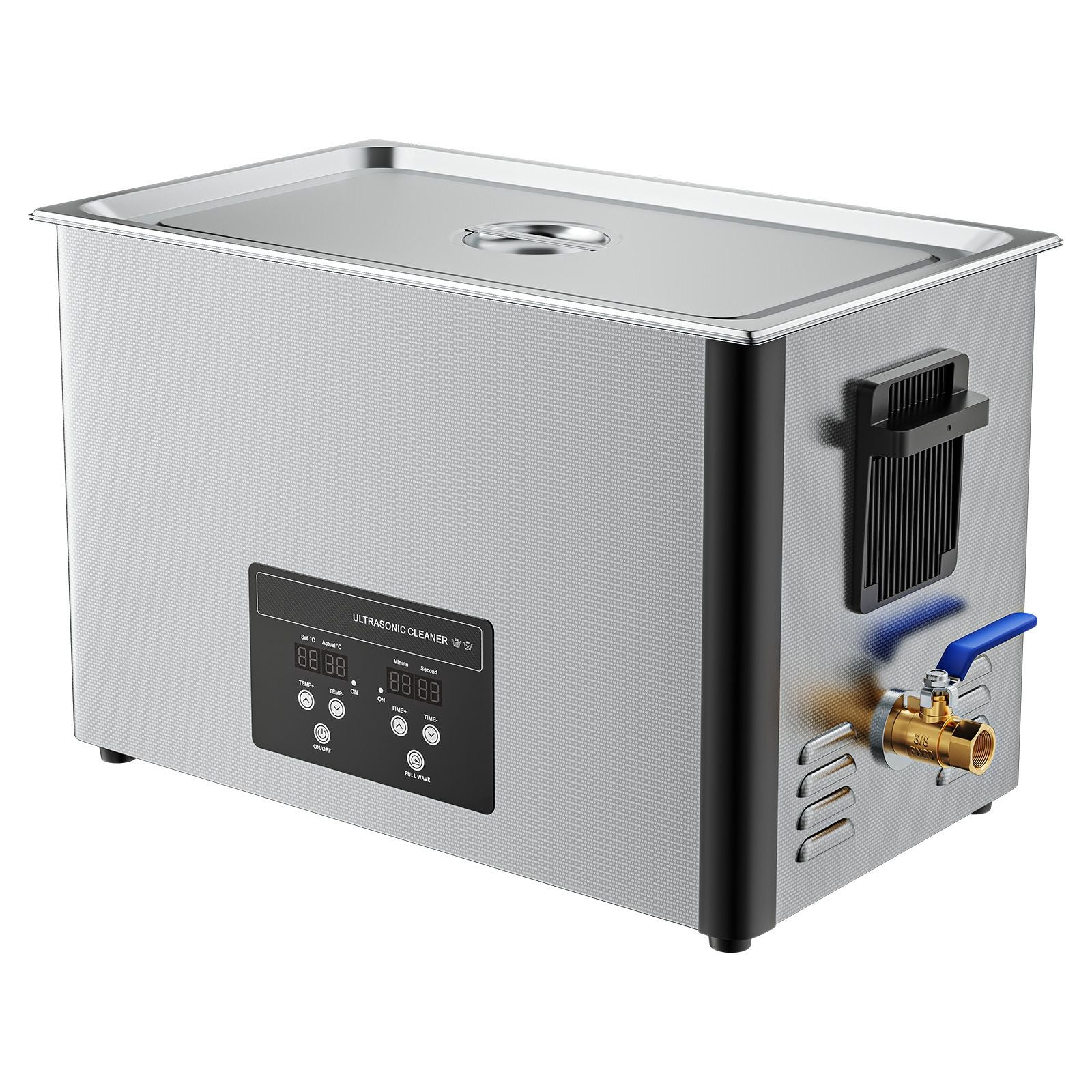30L Ultrasonic Cleaner 480W 40kHz Stainless Steel Digital Cleaning Machine