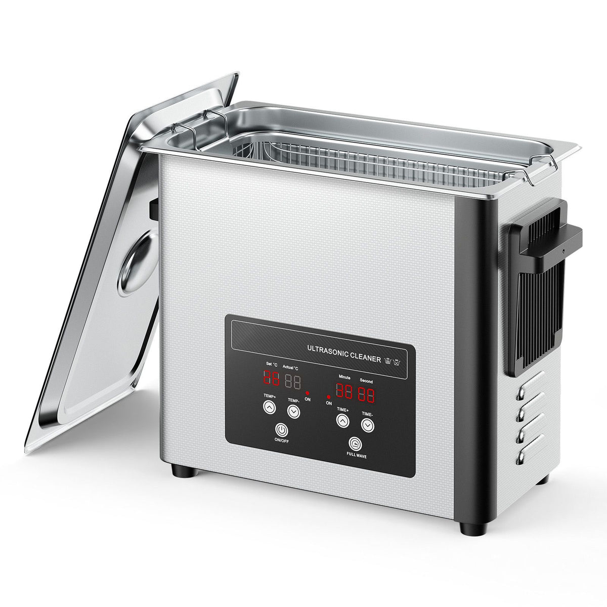 6L Ultrasonic Cleaner 40kHz Stainless Steel Digital Cleaning Machine 120W