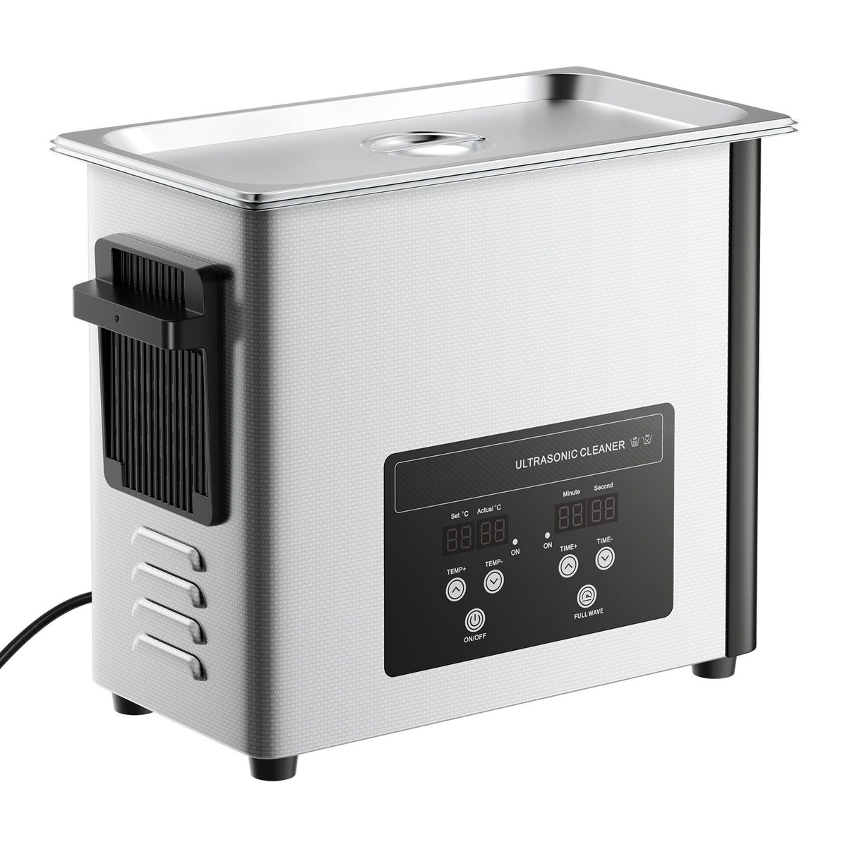 6L Ultrasonic Cleaner 40kHz Stainless Steel Digital Cleaning Machine 120W