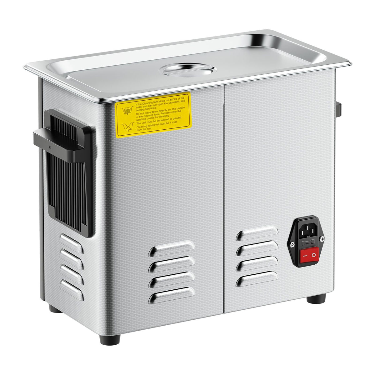 6L Ultrasonic Cleaner 40kHz Stainless Steel Digital Cleaning Machine 120W